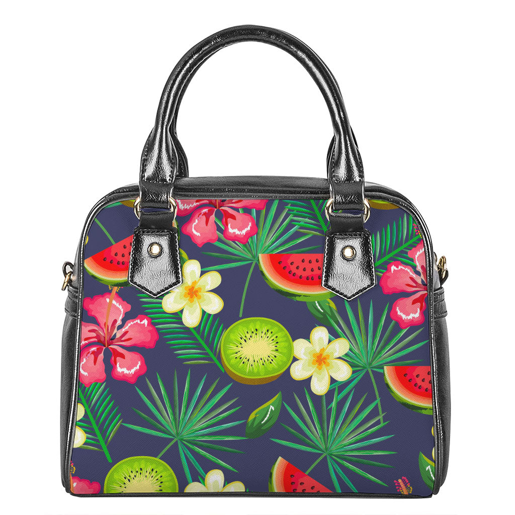 Aloha Tropical Watermelon Pattern Print Shoulder Handbag
