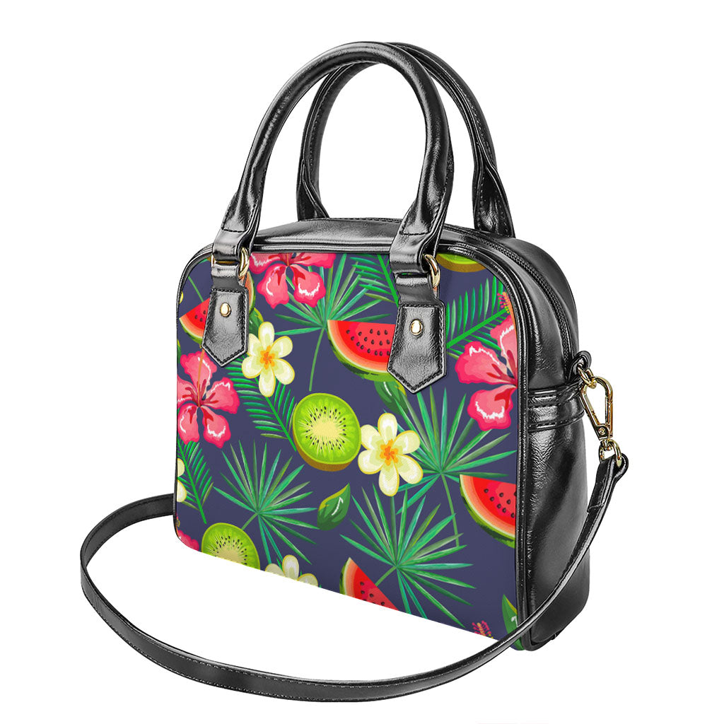 Aloha Tropical Watermelon Pattern Print Shoulder Handbag