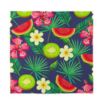 Aloha Tropical Watermelon Pattern Print Silk Bandana