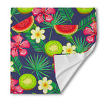 Aloha Tropical Watermelon Pattern Print Silk Bandana
