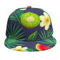 Aloha Tropical Watermelon Pattern Print Snapback Cap