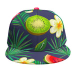 Aloha Tropical Watermelon Pattern Print Snapback Cap