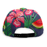 Aloha Tropical Watermelon Pattern Print Snapback Cap