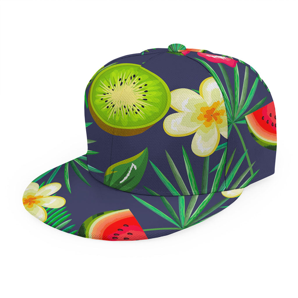 Aloha Tropical Watermelon Pattern Print Snapback Cap