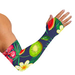 Aloha Tropical Watermelon Pattern Print Sun Protection Arm Sleeves