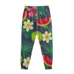 Aloha Tropical Watermelon Pattern Print Sweatpants