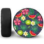 Aloha Tropical Watermelon Pattern Print Tire Cover