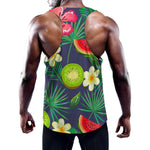 Aloha Tropical Watermelon Pattern Print Training Tank Top