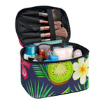 Aloha Tropical Watermelon Pattern Print Travel Makeup Bag
