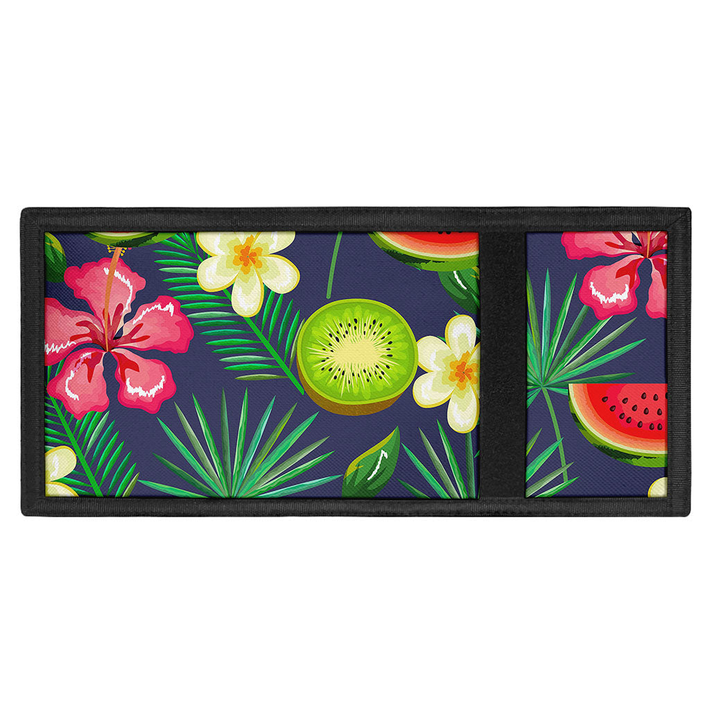 Aloha Tropical Watermelon Pattern Print Trifold Wallet