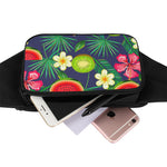 Aloha Tropical Watermelon Pattern Print Waist Bag