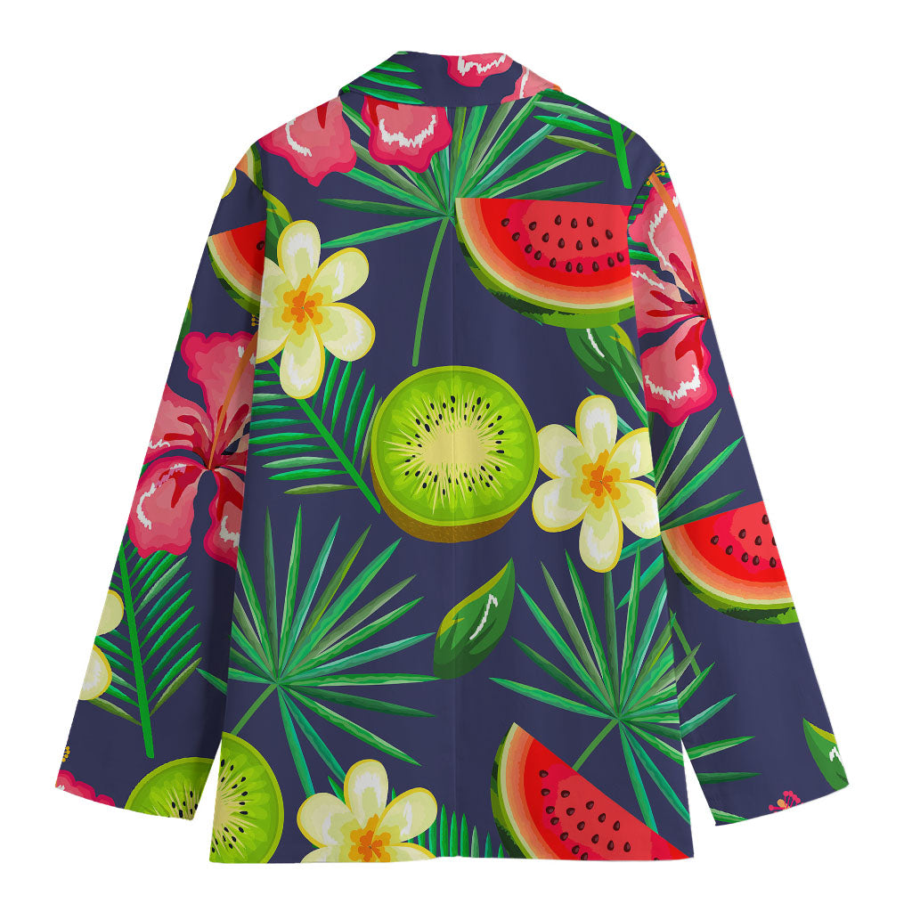 Aloha Tropical Watermelon Pattern Print Women's Blazer