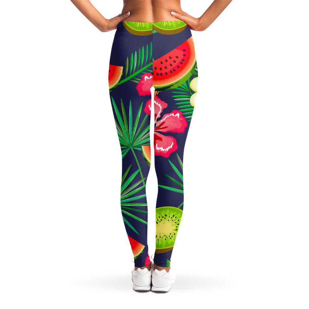 Aloha Tropical Watermelon Pattern Print Women's Leggings
