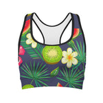 Aloha Tropical Watermelon Pattern Print Women's Sports Bra