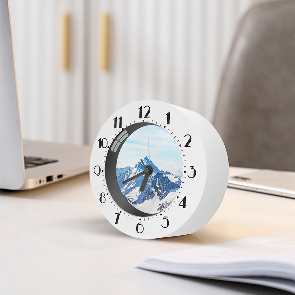 Alps Mountain Print Alarm Clock