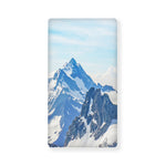 Alps Mountain Print Baby Crib Sheet