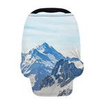Alps Mountain Print Baby Seat Cover