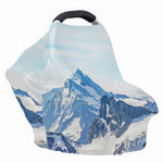Alps Mountain Print Baby Seat Cover