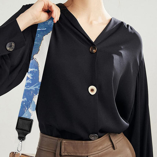 Alps Mountain Print Bag Strap