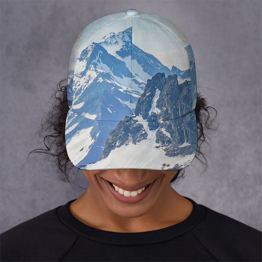 Alps Mountain Print Baseball Cap