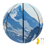 Alps Mountain Print Basketball