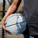 Alps Mountain Print Basketball