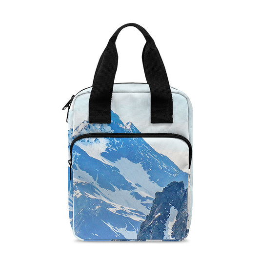 Alps Mountain Print Bible Tote Bag