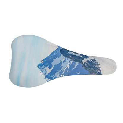 Alps Mountain Print Bicycle Seat Cover