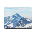 Alps Mountain Print Bifold Wallet