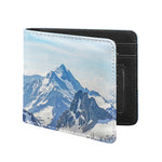 Alps Mountain Print Bifold Wallet