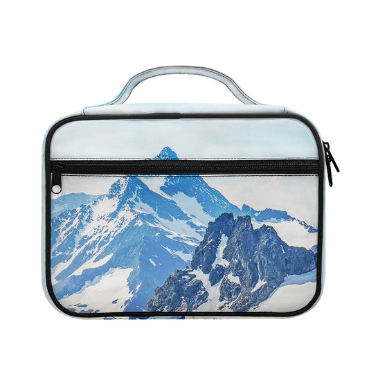 Alps Mountain Print Briefcase Bible Bag