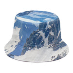 Alps Mountain Print Bucket Hat