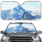 Alps Mountain Print Car Windshield Sun Shade