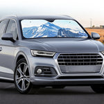 Alps Mountain Print Car Windshield Sun Shade