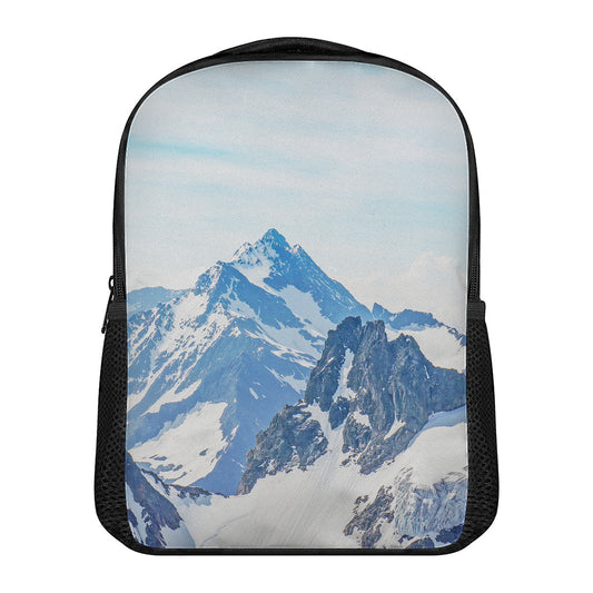 Alps Mountain Print Casual Backpack