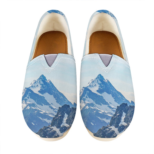 Alps Mountain Print Casual Shoes