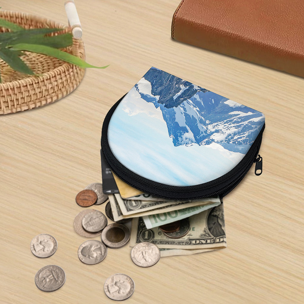 Alps Mountain Print Coin Purse