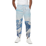 Alps Mountain Print Cotton Pants