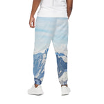 Alps Mountain Print Cotton Pants