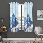 Alps Mountain Print Curtain