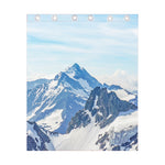 Alps Mountain Print Curtain