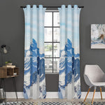 Alps Mountain Print Curtain
