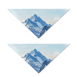 Alps Mountain Print Dog Bandana