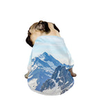 Alps Mountain Print Dog Zip Up Jacket