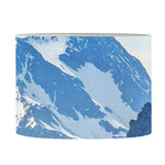 Alps Mountain Print Drum Lamp Shade