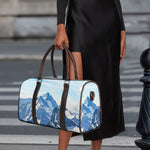 Alps Mountain Print Duffle Bag