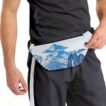 Alps Mountain Print Fanny Pack