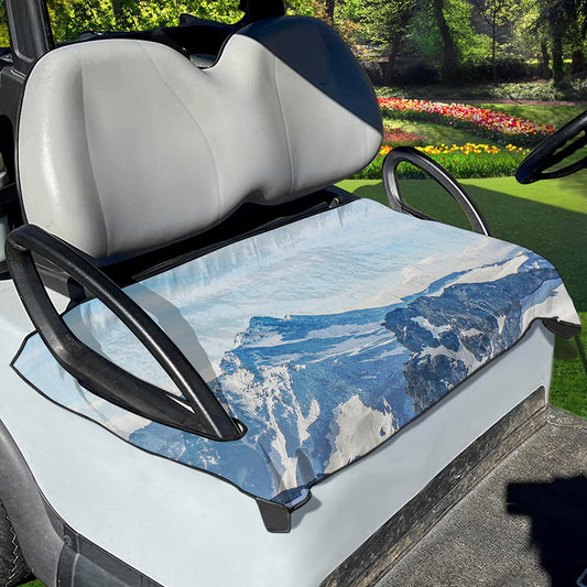 Alps Mountain Print Golf Cart Seat Cover