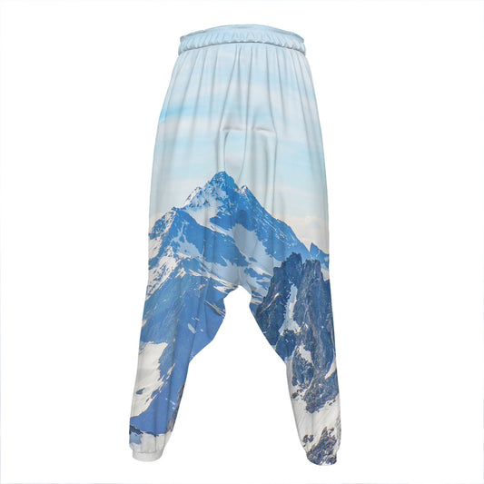 Alps Mountain Print Hammer Pants