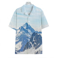 Alps Mountain Print Hawaiian Shirt